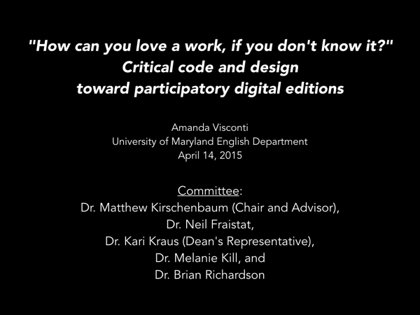 Image of presentation slide from the dissertation defense